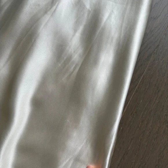 Reformation Margot Wedding Dress Gown Silk Satin Ivory Mermaid Train With Tags 6 - Picture 5 of 13